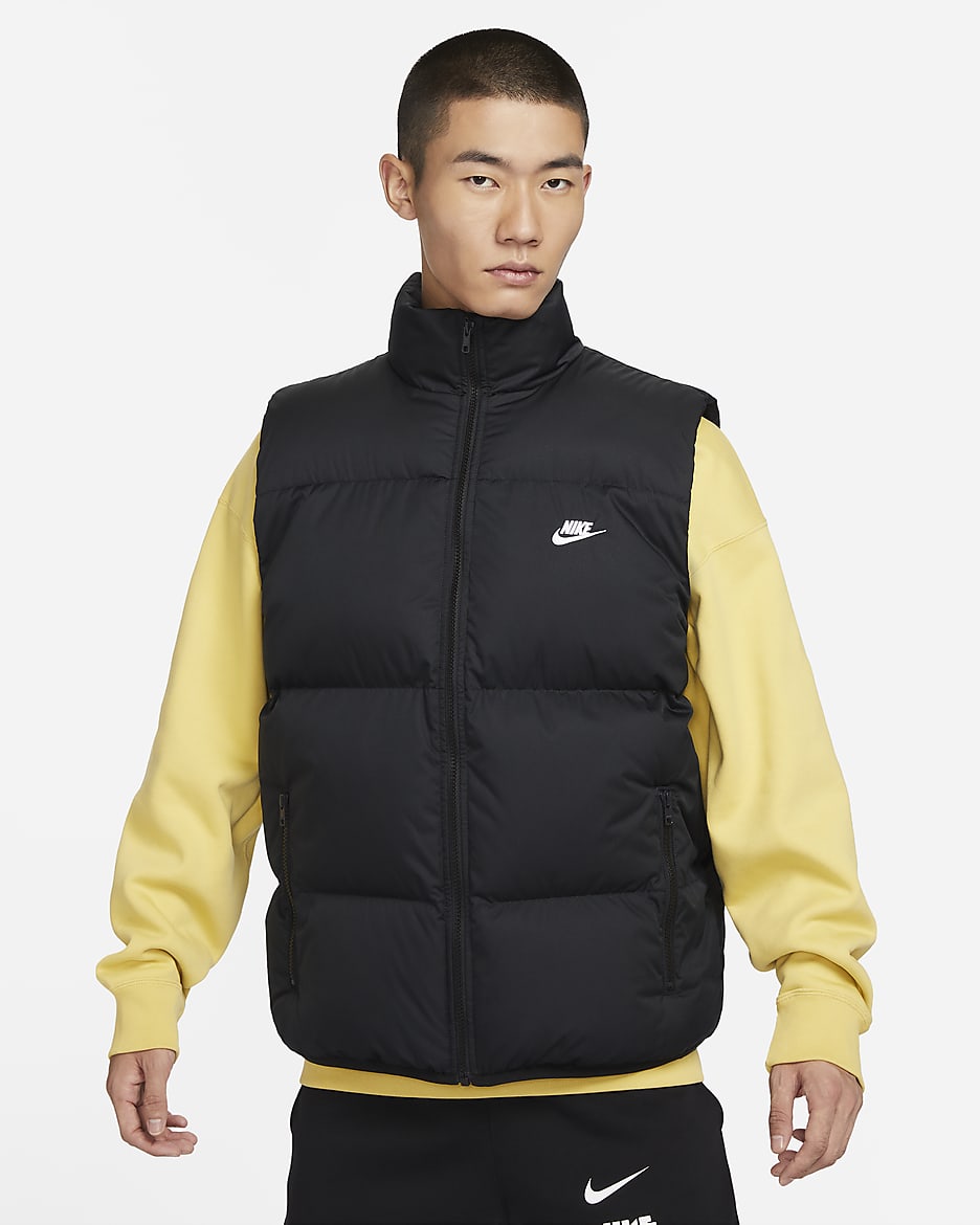 Nike puffer vest mens online